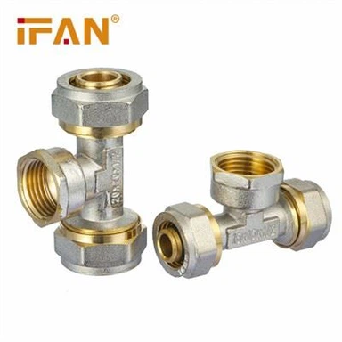 Brass Tee Pex Compression Fitting