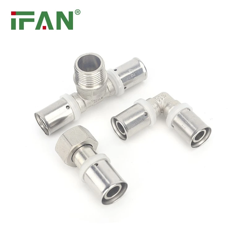 Brass PEX Press Tee Fittings 3