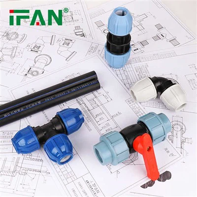 PE100 HDPE Pipe PP Fittings