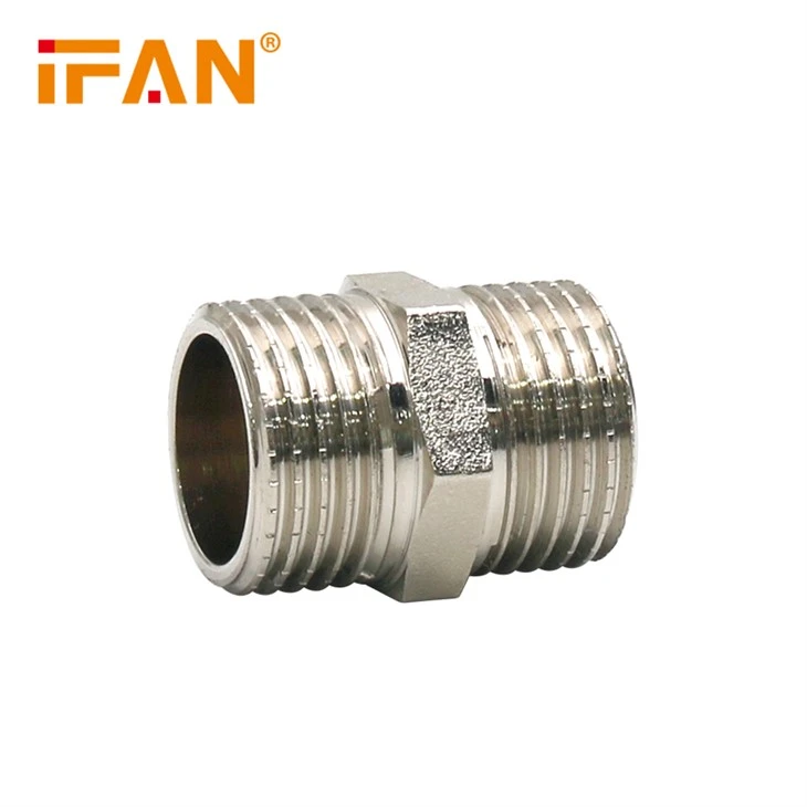 The Nipple Of Brass Fitting